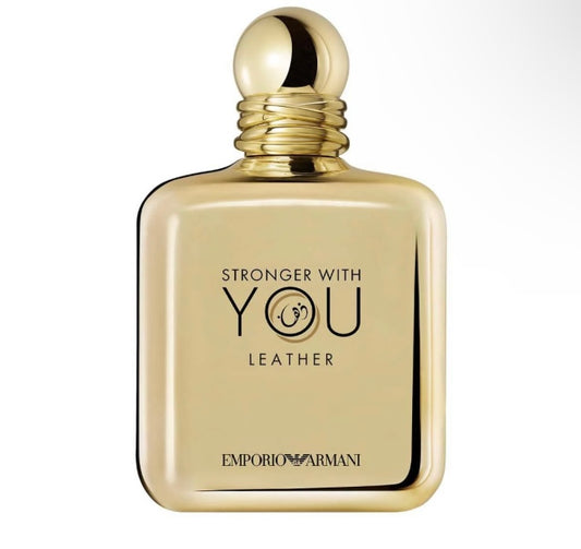 Stronger With You Leather Eau de Parfum By Giorgio Armani – Men