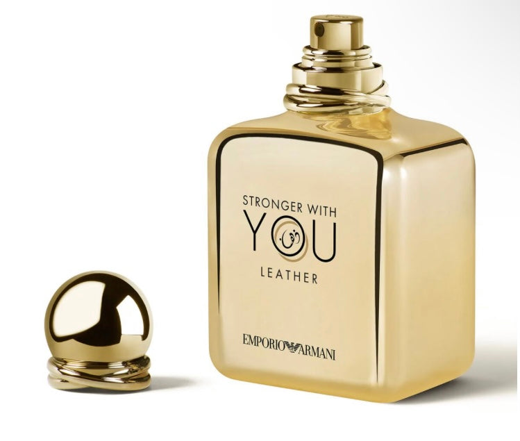Stronger With You Leather Eau de Parfum By Giorgio Armani – Men